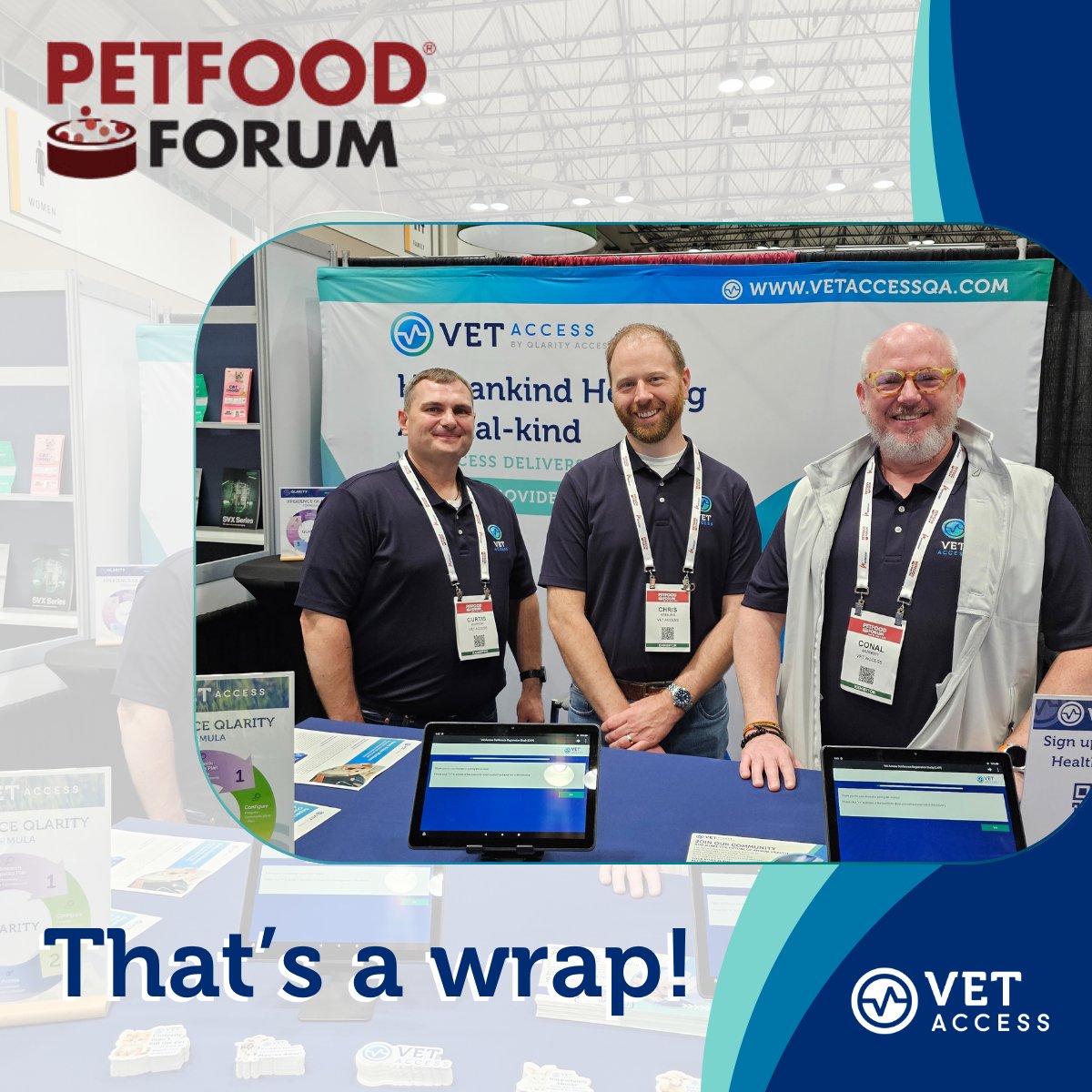 A week has flown by since the Petfood Forum, and we're still inspired by all the amazing animal health professionals we met! Your passion fuels our commitment to excellence in pet nutrition. Thank you for the memorable discussions!

#vetaccess #petfoodforum2024 #animalhealth #mrx