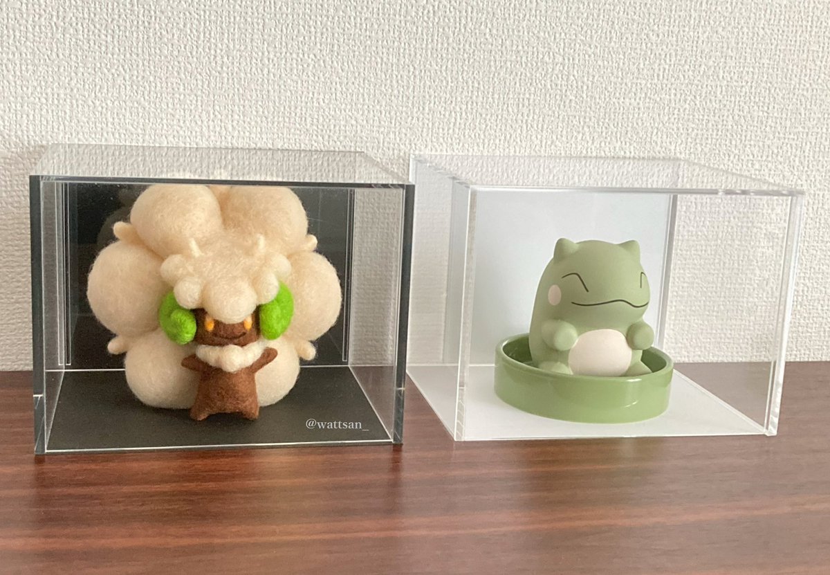 ニードルフェルトのエルフーンとみがわりの加湿器．
#エルフーン
#エルフーンの日