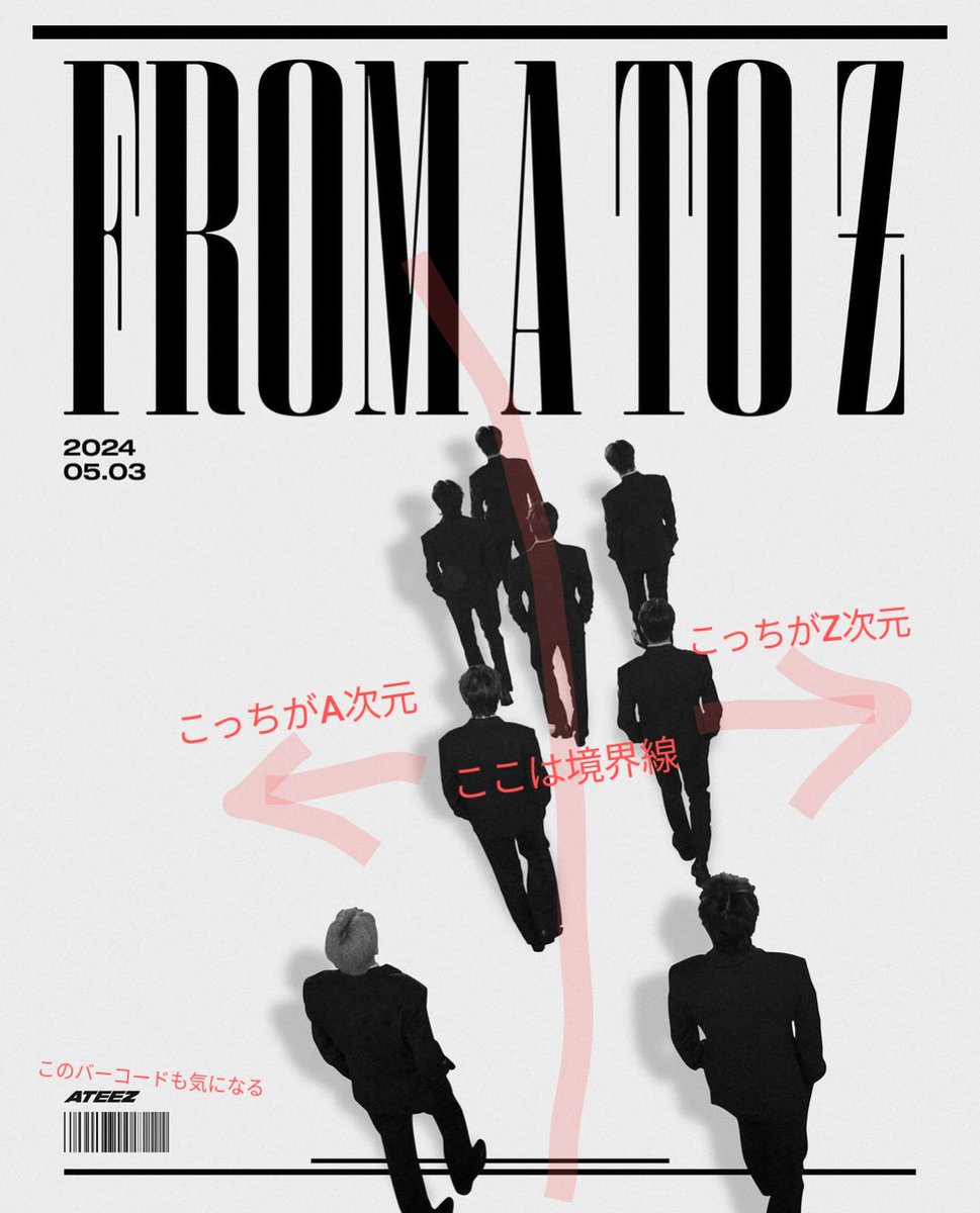 AとZ逆でも良いんだけど
こういう事もありえるのでは？
#ATEEZ #GOLDENHOUR_Part1 #FROMATOZ