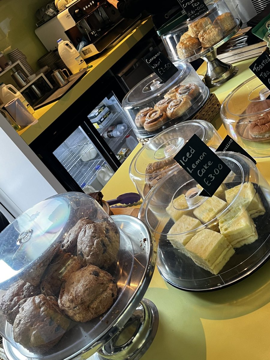 Just look at the quality of those cakes @derbymuseums civic museums’ scones and buns are more than a match for @nationaltrust 😉 Come and enjoy today