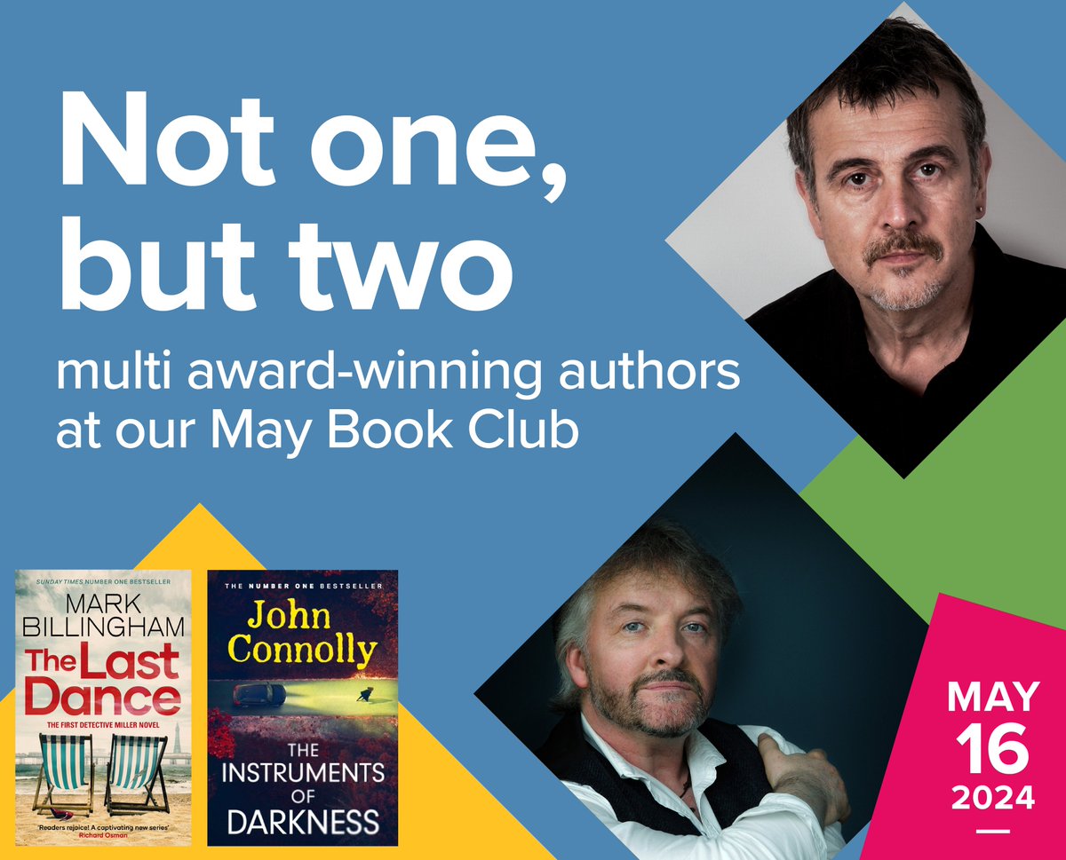 So, next week on Thursday May 16th, at 7.30 PM, I'll be in conversation with @jconnollybooks in Northwood, at a book club event organised by @CWBookshop Come and see John and I talking about ALL SORTS and giving away free sh*t. Tickets HERE: sthelens.enterprises/event/an-eveni…