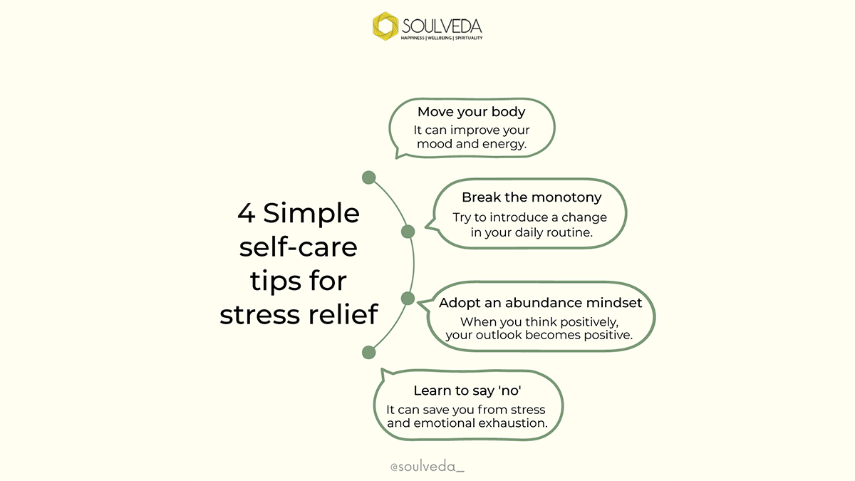 You can learn to lead a stress-free life. These self-care techniques can help you fight stress, stay healthy, and live with ease.

#TuesdayThought #SelfCare #SelfCareTips #StressRelief #StressFreeLife #StayHealthy #PositiveMindset #Gratitude #SayNo #EmotionalWellbeing