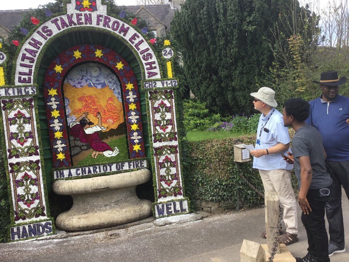 Further highlights of Ascension Day yesterday, from our Faith and Belief Month student trip to Dovedale and Tissington: picnic on the river bank, finding a phone box that works (for free!), visiting Tissington Hall courtesy of Sir Richard Fitzherbert, and the Well Dresssings...