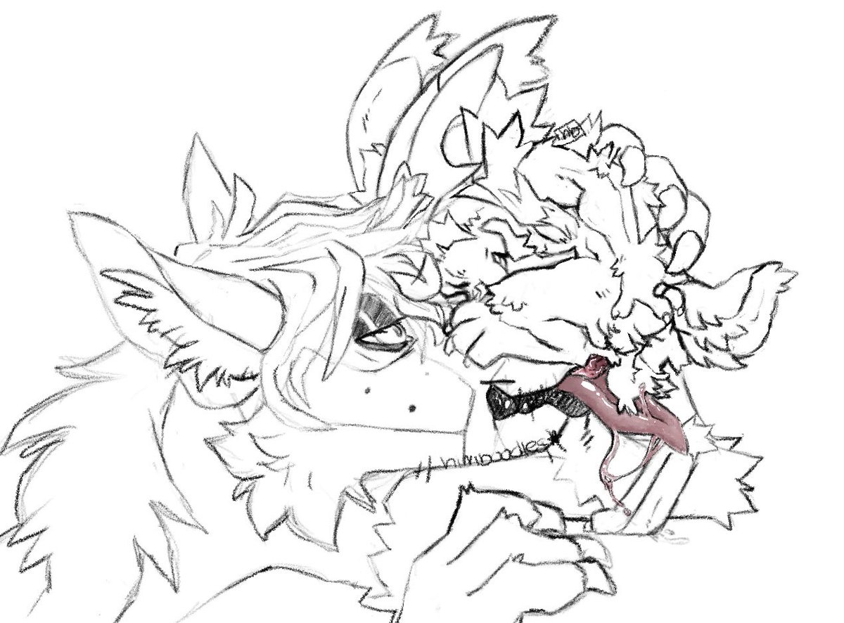 F0XThawT's tweet photo. The Wolf and the Hare
-personal characters with a friend https://t.co/qlfzDKJjxd