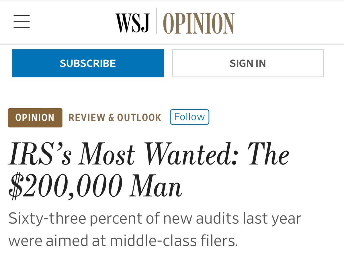 87,000 IRS agents & the bracket lie! They Promised audits on 400k, but 63% hit 200k bracket. They are targeting the middle class! 

#IRS #taxpolicy #audittales #tax