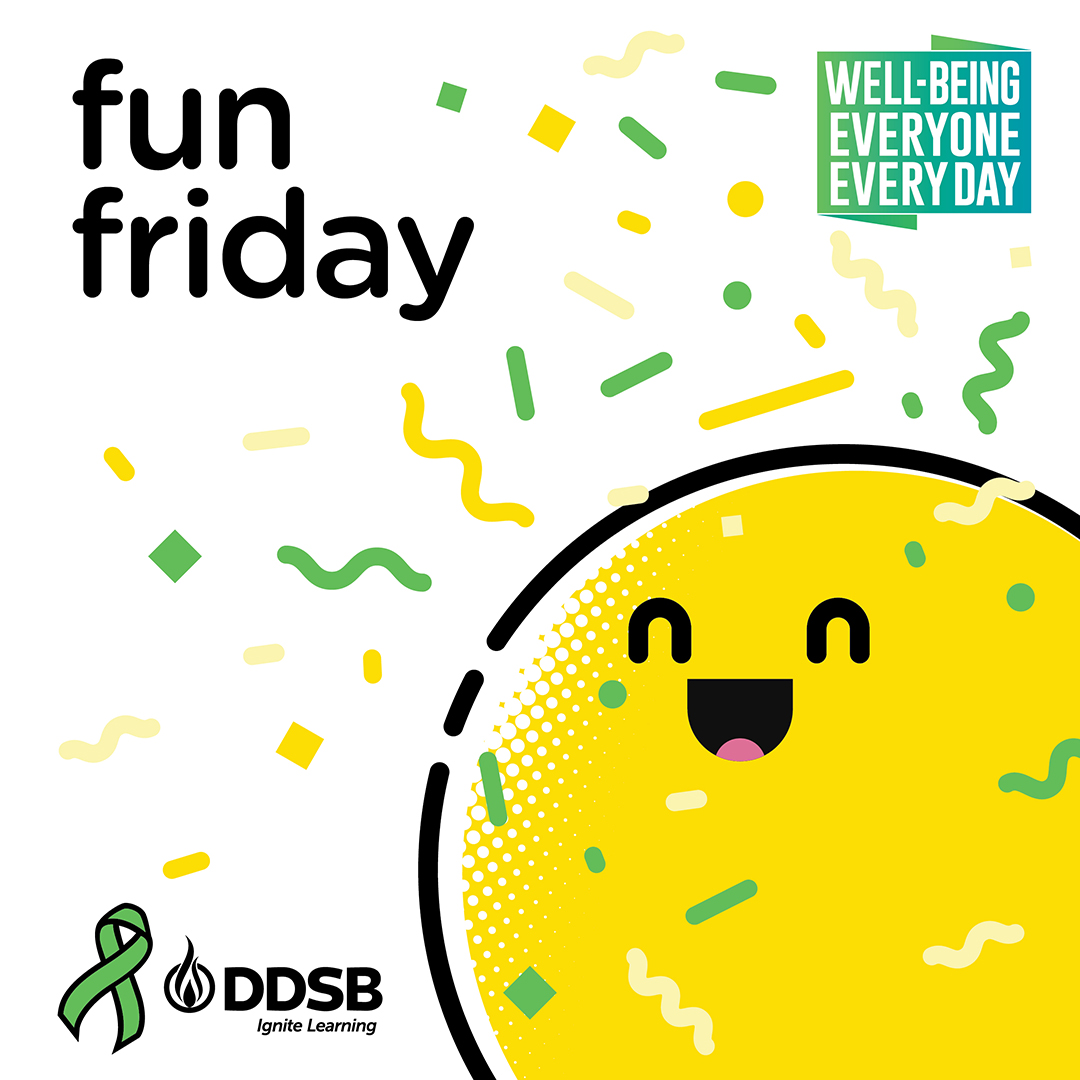 Fun Friday:
Sometimes when things are tough it is also important to focus on the things that being us joy as a way to refocus our minds and help prepare us to cope when things get tough.

#FunFriday