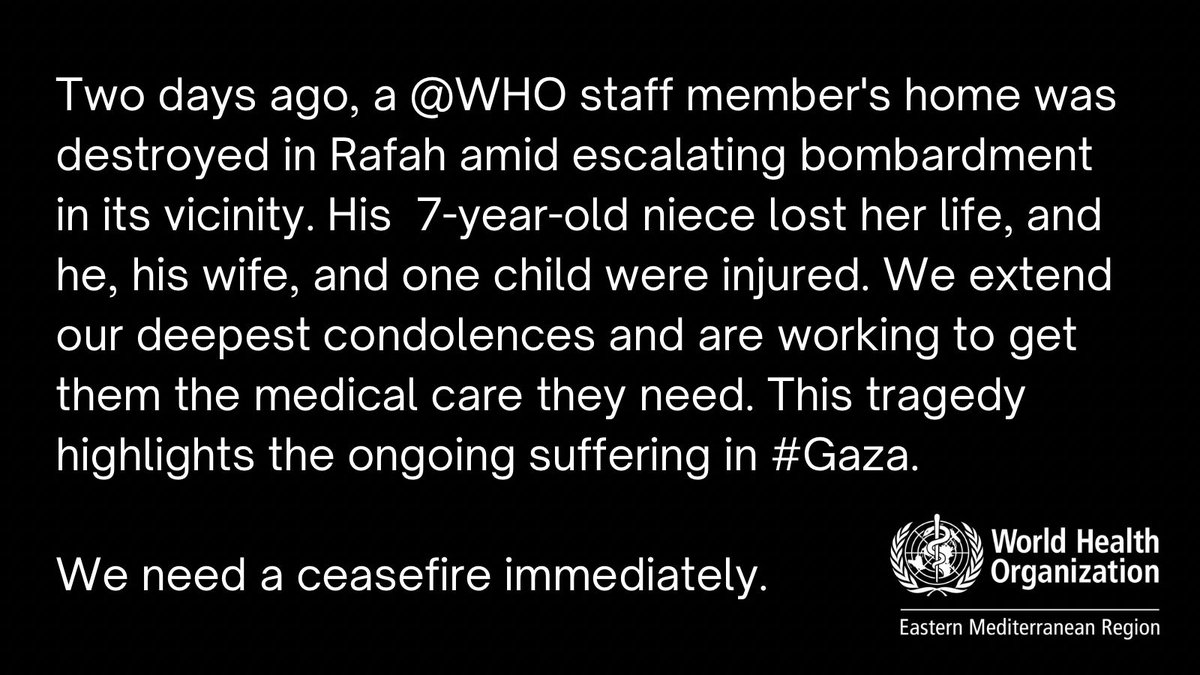 We need an immediate ceasefire in #Gaza.