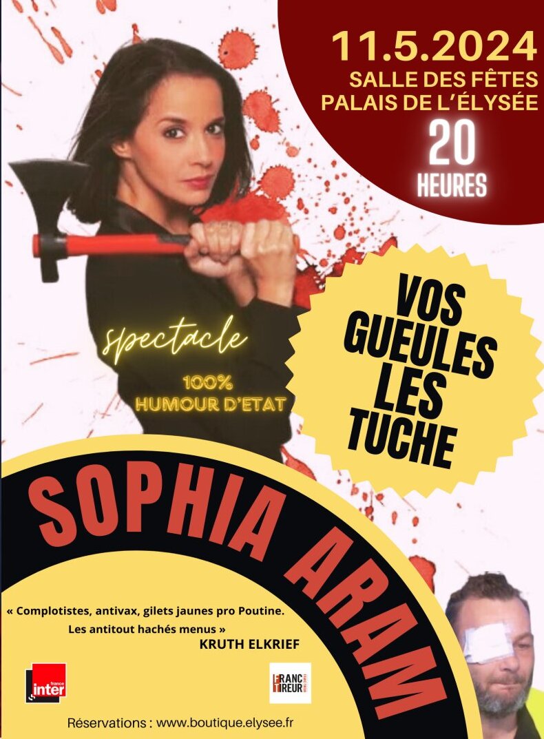 Les amis! J'ai réservé mes places pour le spectacle de Sophia, la meilleure humoriste de France!🥰Un vrai plaisir de pouvoir rire en responsabilité des ploucs, des non vaccinés (covid, pas grippe) ou des complotistes pro Poutine dans un cadre idyllique.😀