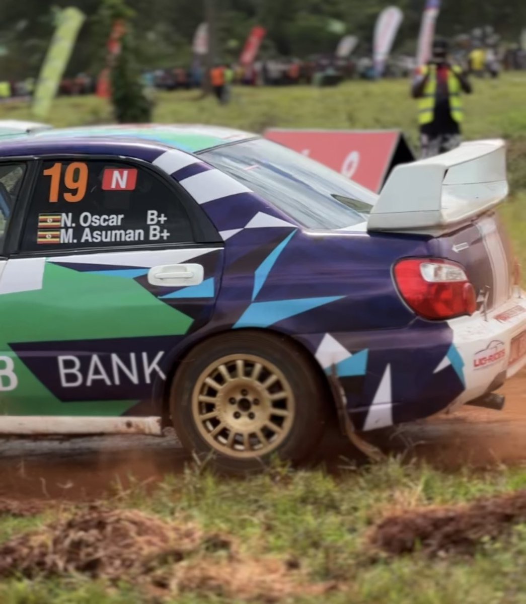 Heart pounding rally action by our driver @FRT_rally at the #POAUR2024 Well done Oscar Ntambi 🥳 #ForPeopleForBetter