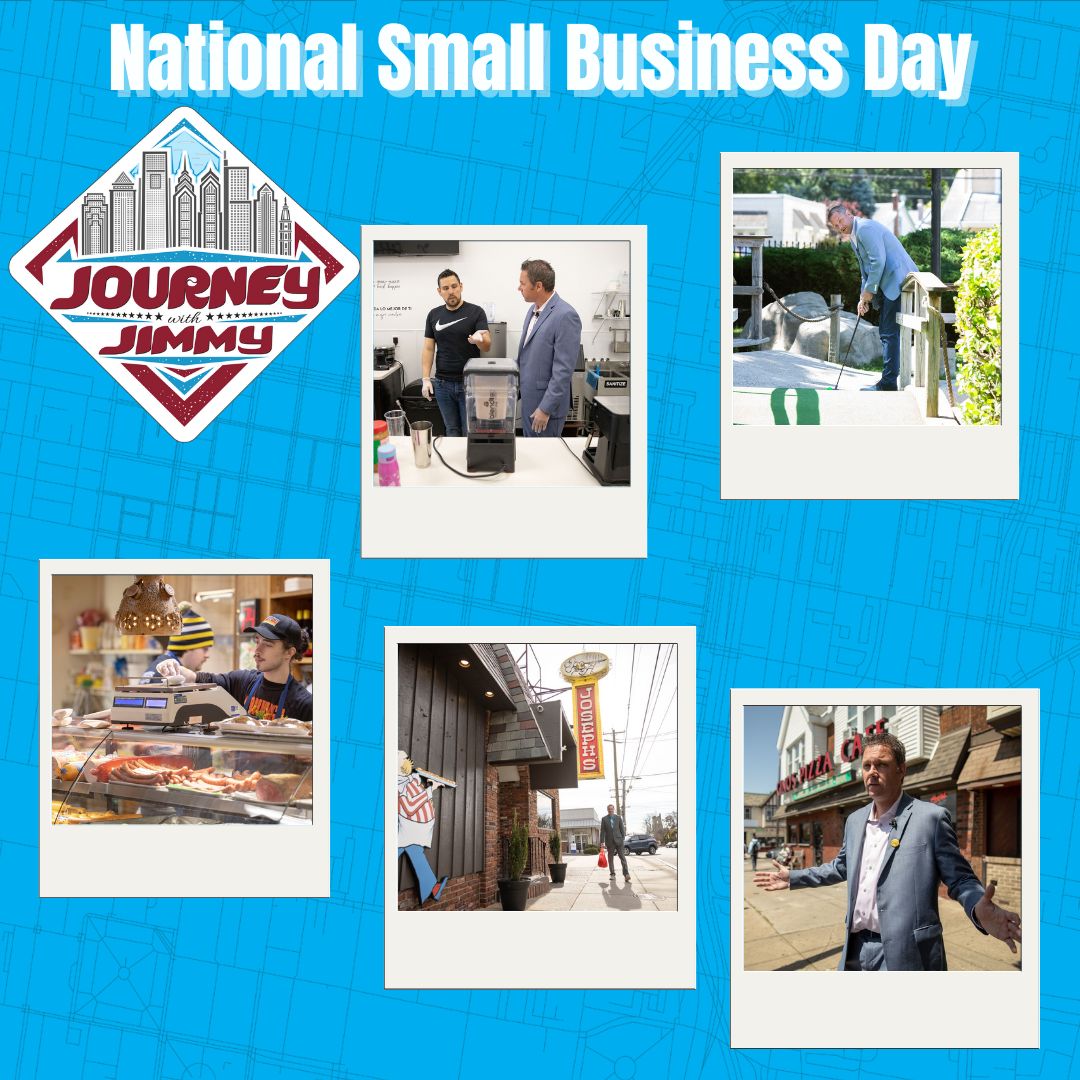 Happy National Small Business Day! If you've been following along with our #JourneywithJimmy segments, you know how much Team Dillon loves supporting and promoting small businesses in the district. Drop your suggestions for future Journey with Jimmy episodes! ⬇️