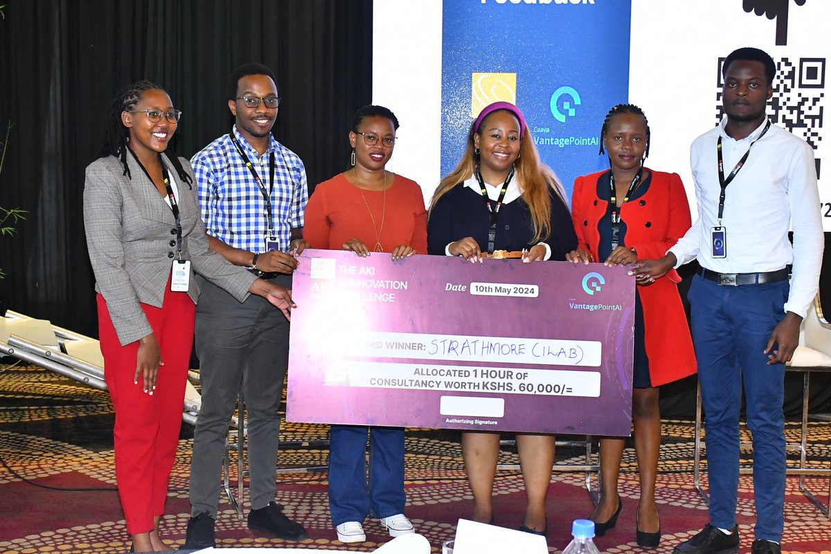 🏆 The moment is here! 🏆 Congratulations to AKI AI Innovation Challenge winners: 1st: Madison General 🥇 2nd: @ICEALION 🥈 3rd: Strathmore University (ILAB Africa) 🥉 They've showcased remarkable innovation in AI for insurance! 🎉#AKIAIInnovationChallenge #AISeminarKE