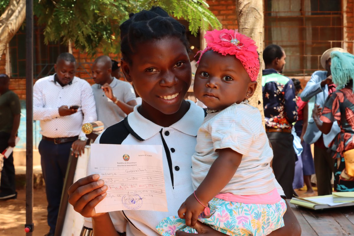 With support from @GPChildMarriage, a 9-day birth registration campaign began in the district of Milange that will benefit 234 adolescents in a situation or at risk of #childmarriage, to ensure that every child has the right to identity guaranteed.