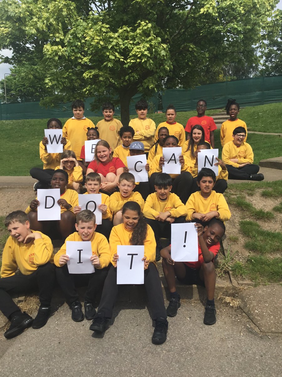 We are so proud of all the children in Year 6, who have been working very hard ahead of their SATs next week. Good luck everyone. We know you can do it! Believe, Belong, Achieve. @NST_forschools @MyNottingham