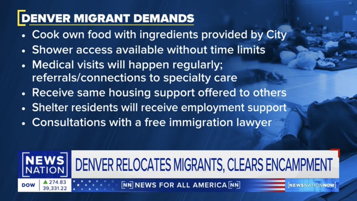 Illegals in Denver have released a list of demands for the city: