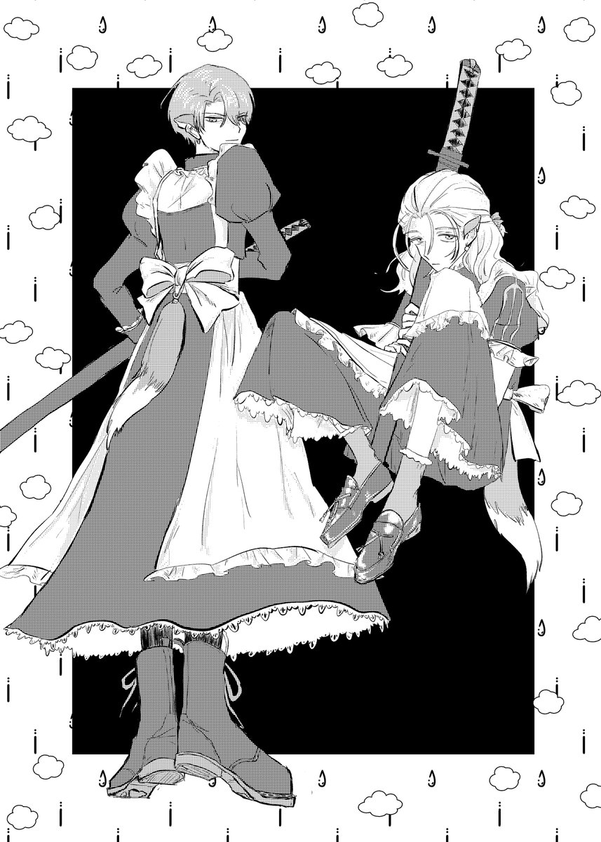 メイドのあめくもわんちゃん（再掲）