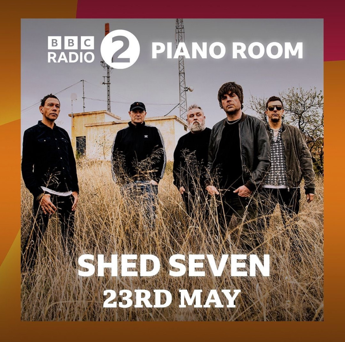 Shed Seven (@shedseven) on Twitter photo As our friend <a href="/vernonkay/">Vernon Kay</a> just announced on <a href="/BBCRadio2/">BBC Radio 2</a>... we're coming to the Piano Rooms on 23rd May! Performing a new song, an old song and a cover! Tune in to hear us accompanied by the amazing BBC concert orchestra!! As our friend <a href="/vernonkay/">Vernon Kay</a> just announced on <a href="/BBCRadio2/">BBC Radio 2</a>... we're coming to the Piano Rooms on 23rd May! Performing a new song, an old song and a cover! Tune in to hear us accompanied by the amazing BBC concert orchestra!!