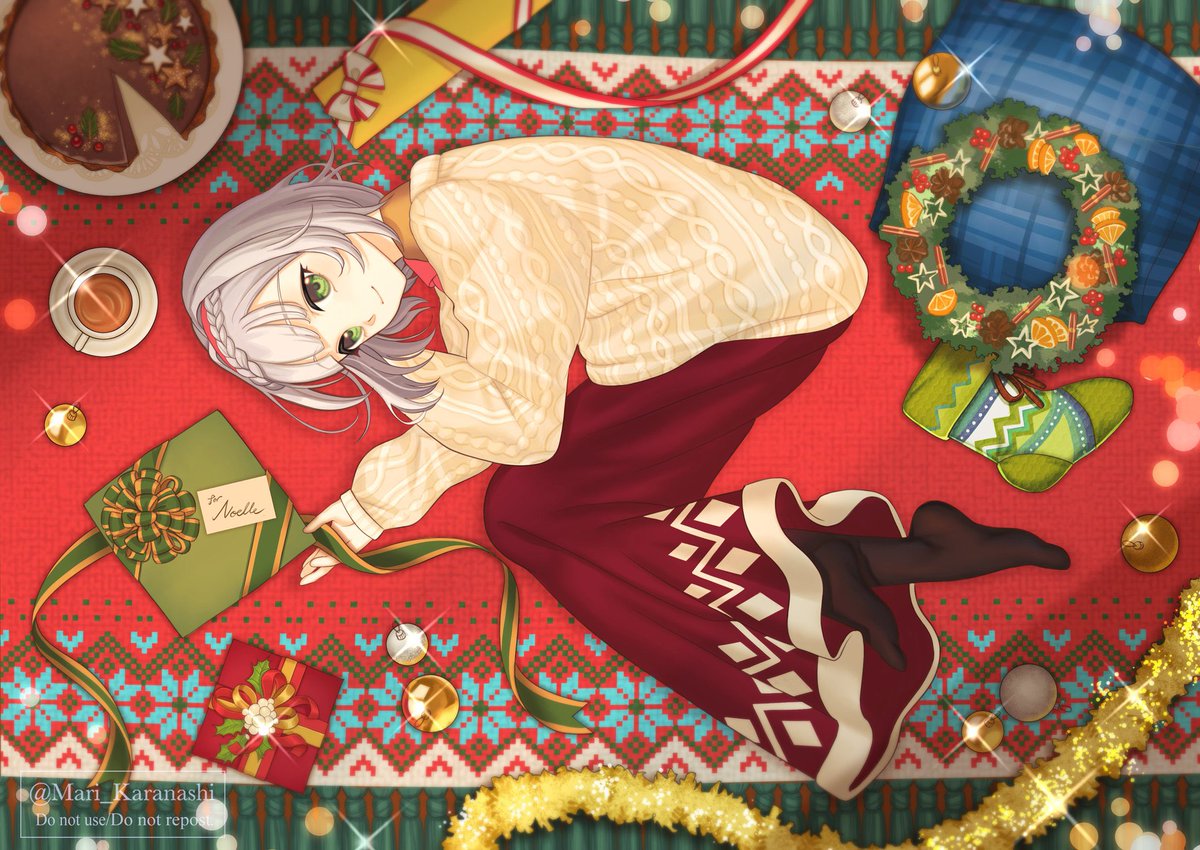 ノエル(原神) 「メイドの日ということで過去に描いたノエルちゃん再掲 大分季節外れになっちゃった」|カラナシ マリのイラスト