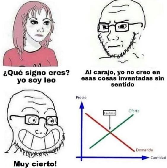 "el mercado siempre llega racionalmente al precio más bajo"