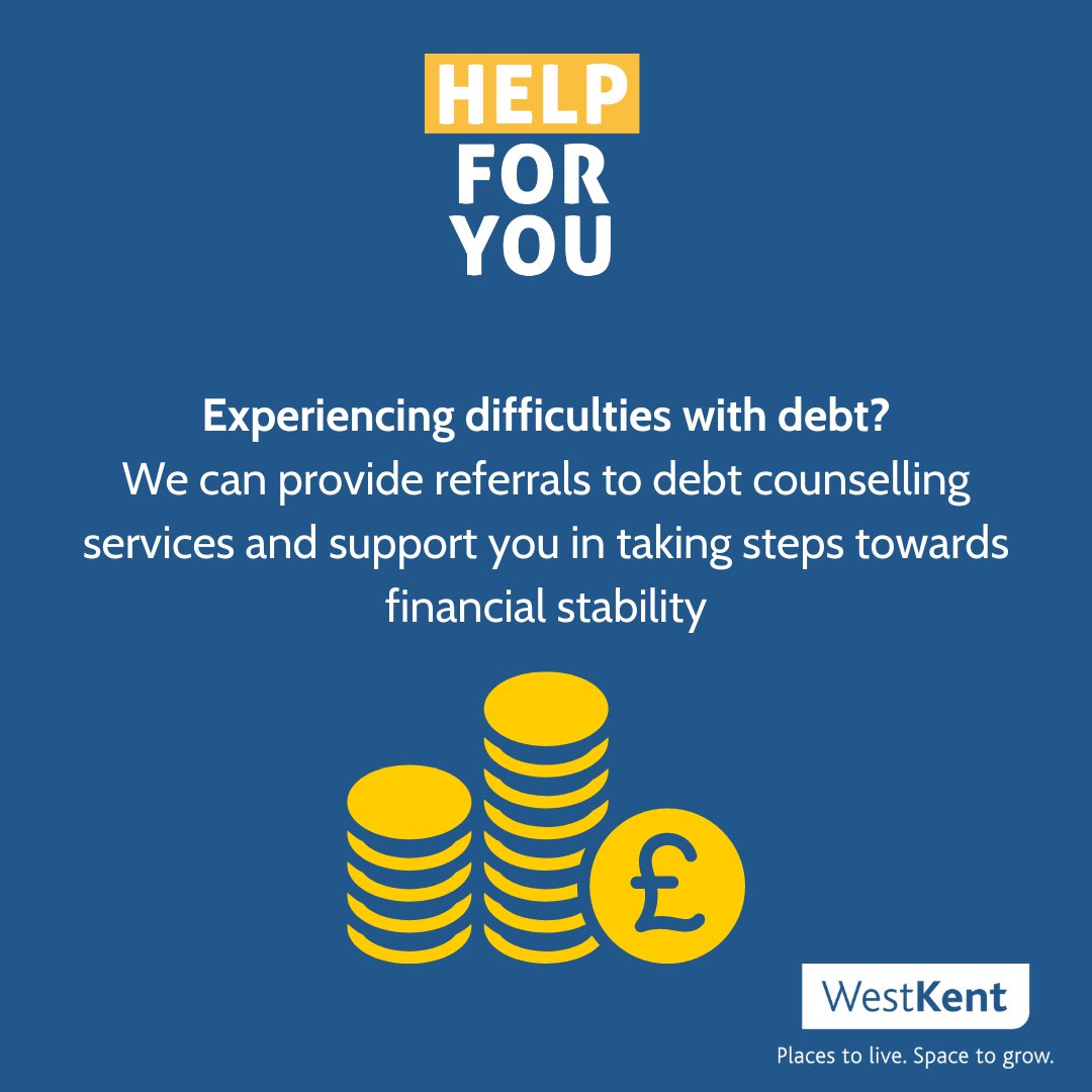 💷 Experiencing difficulties with debt? 📰 We can provide referrals to debt counselling services and support you in taking steps towards financial stability. 📞 Contact us to see how we can help: ow.ly/aOS950Rj4BF. #Helpforyou #costofliving #debt