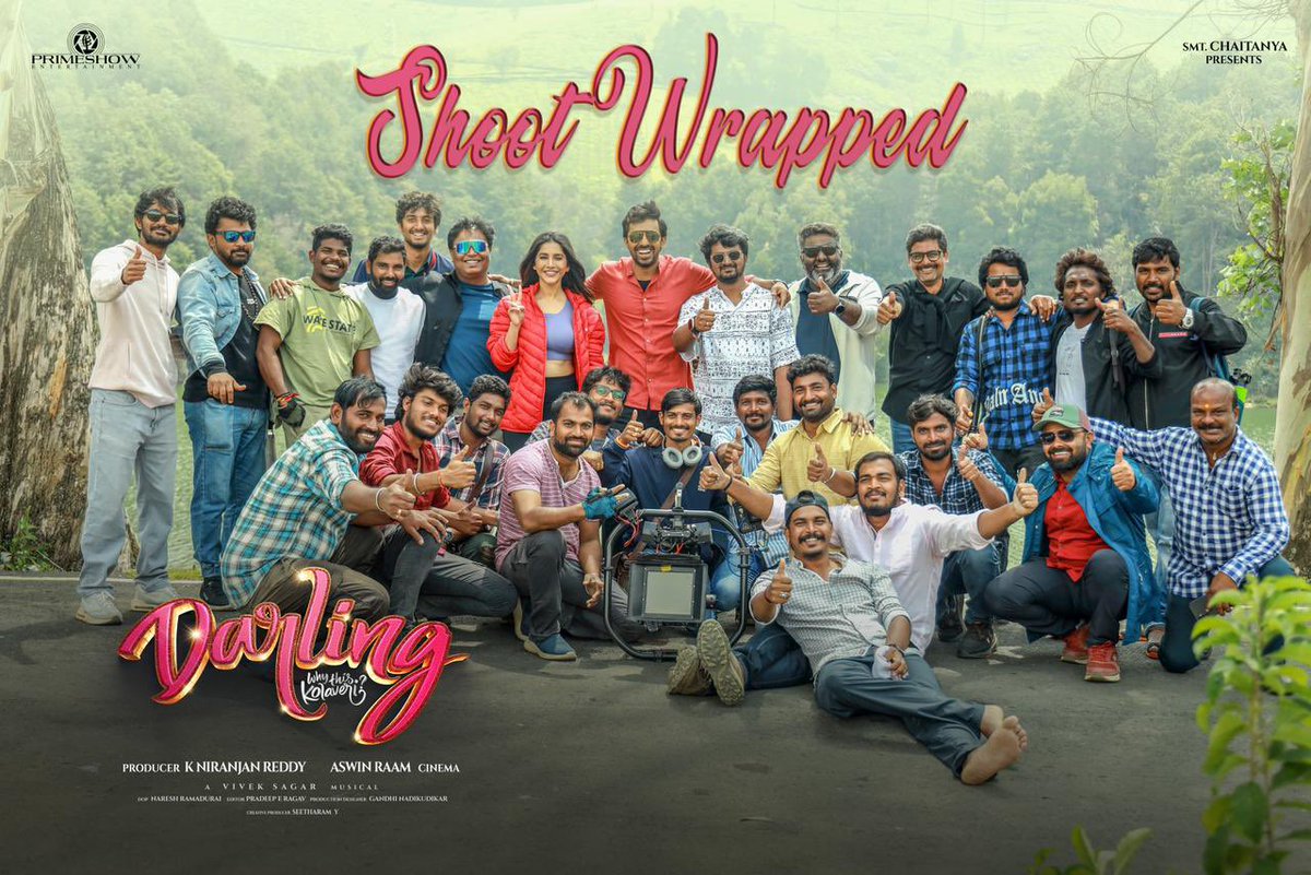 #Darling Entire Shoot Completed 💥💥💥💥 #PriyaDarshi #NabhaNatesh