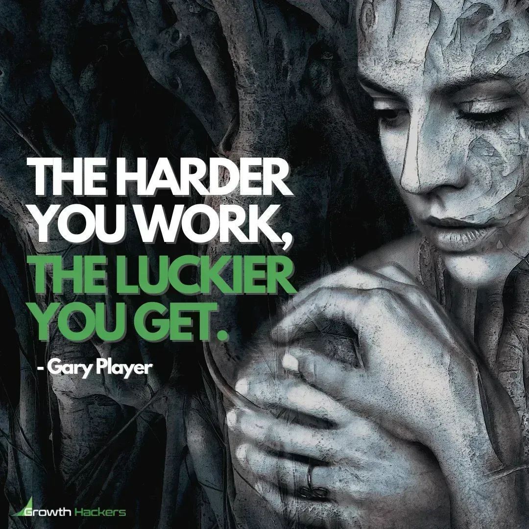 The Harder you Work, the Luckier you Get.
Gary Player

buff.ly/2PfX1mp

#Luck #HardWork #Lucky #WorkHard #Inspiration #Quotes #InspirationalQuotes #Business #Success #Growth #GrowthHackers #LeanStartup #Hustle #GrowthHacks #GrowthHack