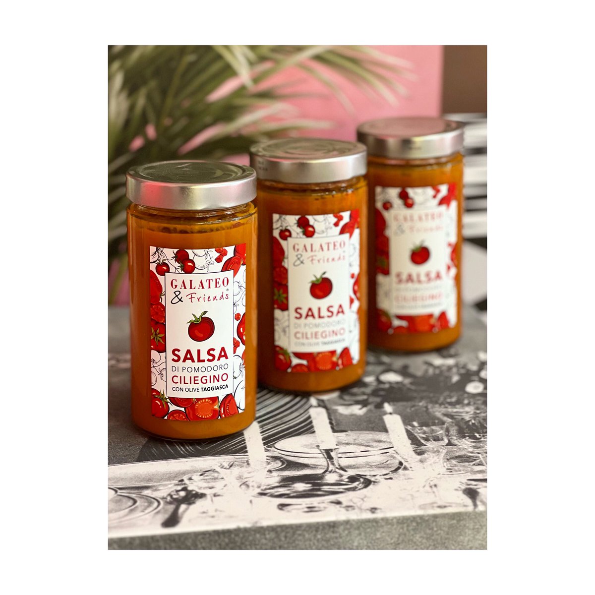 Parma @cibusparma Ma quanto e’ Buona e Bella la nostra nuova salsa di pomodoro ciliegino con olive taggiasca Biologica @galateofriends #galateoandfriends #newentry🔝