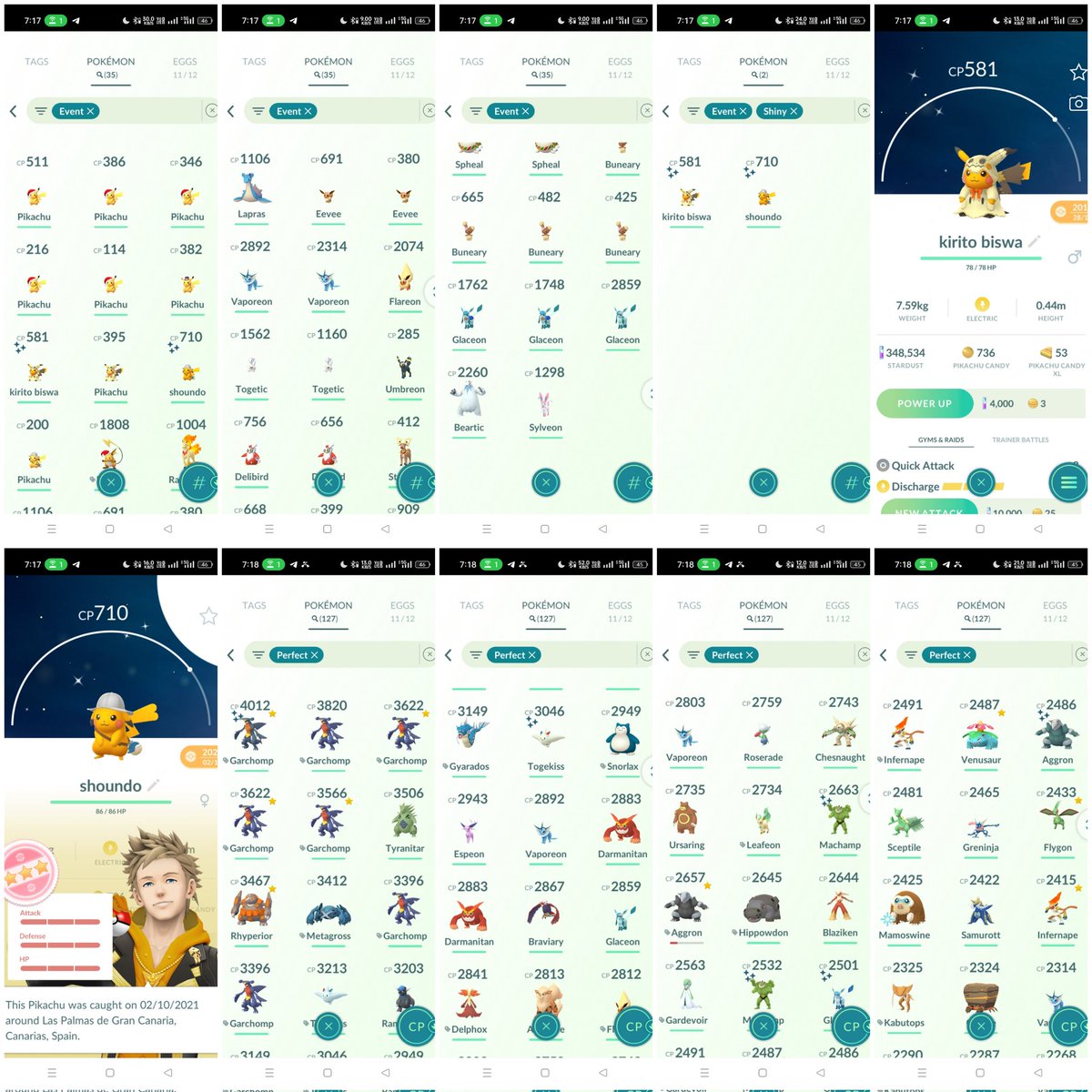 KIRITOBISWAS's tweet image. Level 42 (2019) account ✨
Dm to @KIRITOBISWAS (⁠◍⁠•⁠ᴗ⁠•⁠◍⁠)⁠❤
600 Pokemon space ✨✨
115 shiny Pokemon ✨✨
100 legendary Pokemon ✨✨
5 shiny legendary Pokemon ✨✨
20 mytical Pokemon ✨✨
35 costume Pokemon 🎉🎊 
2 super rare shiny costume🎊✨
127 houndo 😨💯✨
