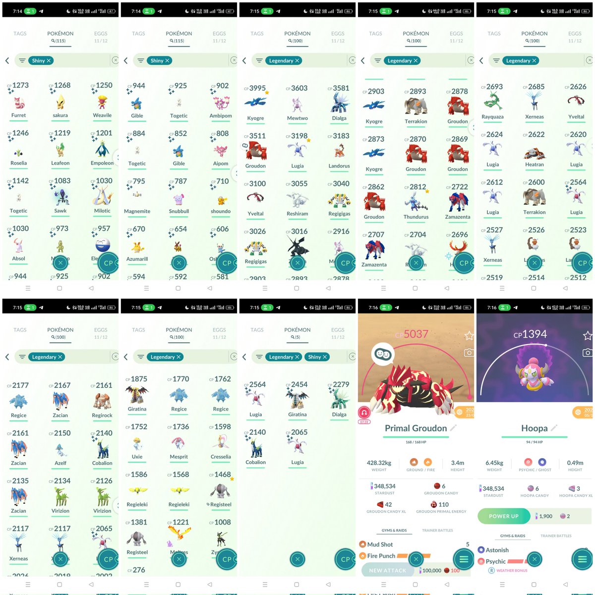 KIRITOBISWAS's tweet image. Level 42 (2019) account ✨
Dm to @KIRITOBISWAS (⁠◍⁠•⁠ᴗ⁠•⁠◍⁠)⁠❤
600 Pokemon space ✨✨
115 shiny Pokemon ✨✨
100 legendary Pokemon ✨✨
5 shiny legendary Pokemon ✨✨
20 mytical Pokemon ✨✨
35 costume Pokemon 🎉🎊 
2 super rare shiny costume🎊✨
127 houndo 😨💯✨