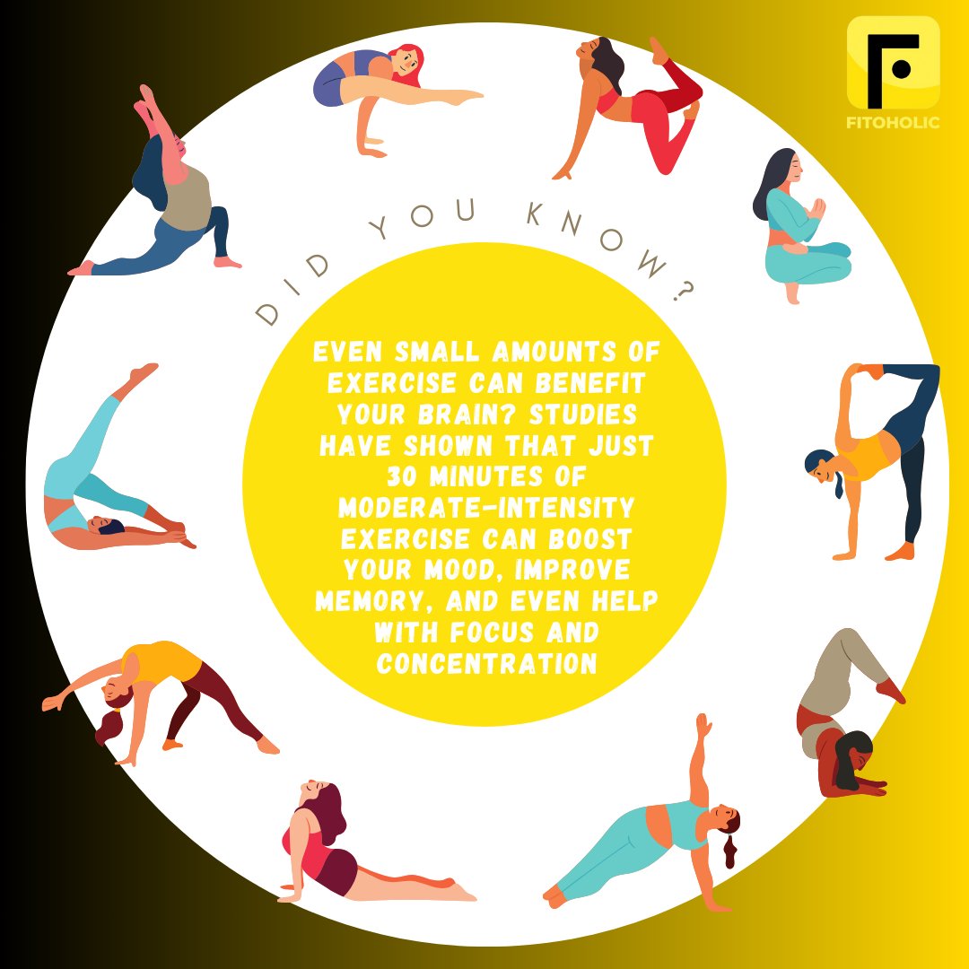 Did you know even 30 minutes of exercise can boost your mood, memory, and focus?

#yogafun #beginneryoga #yogaflow #yogachallenge #yogapeace