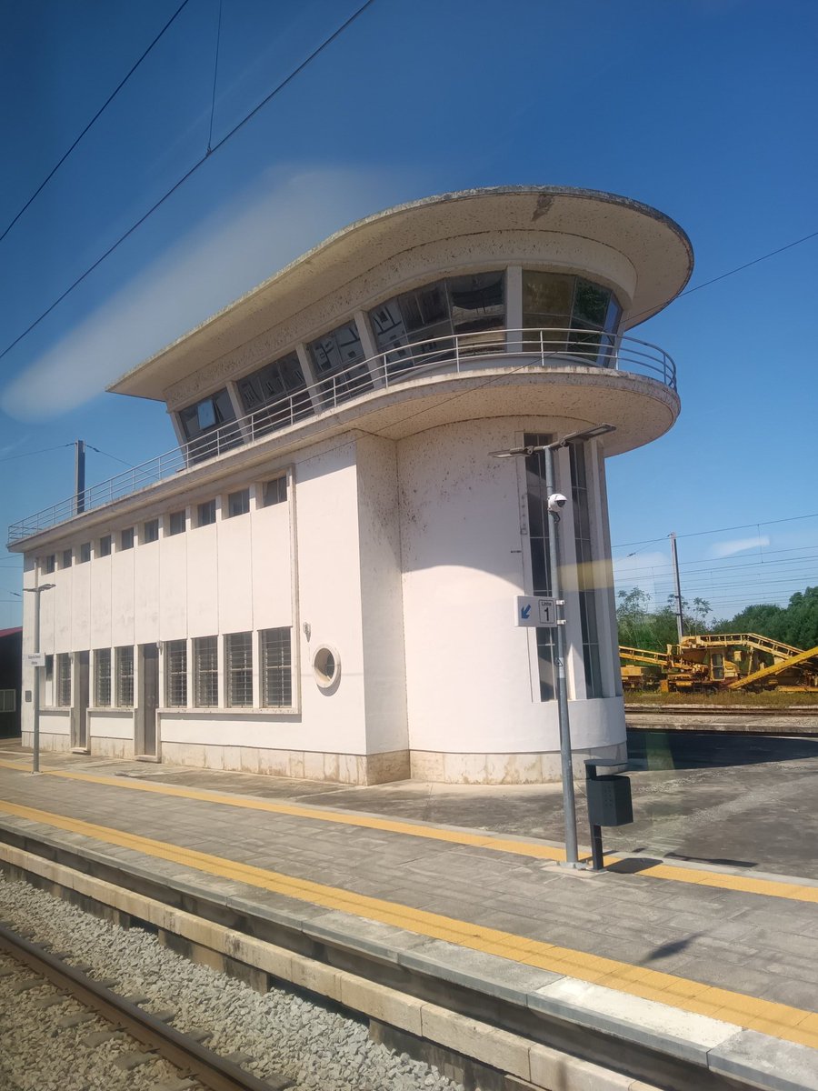 Alfarelos train station. Control tower airport vibes 💫 #Portugal
