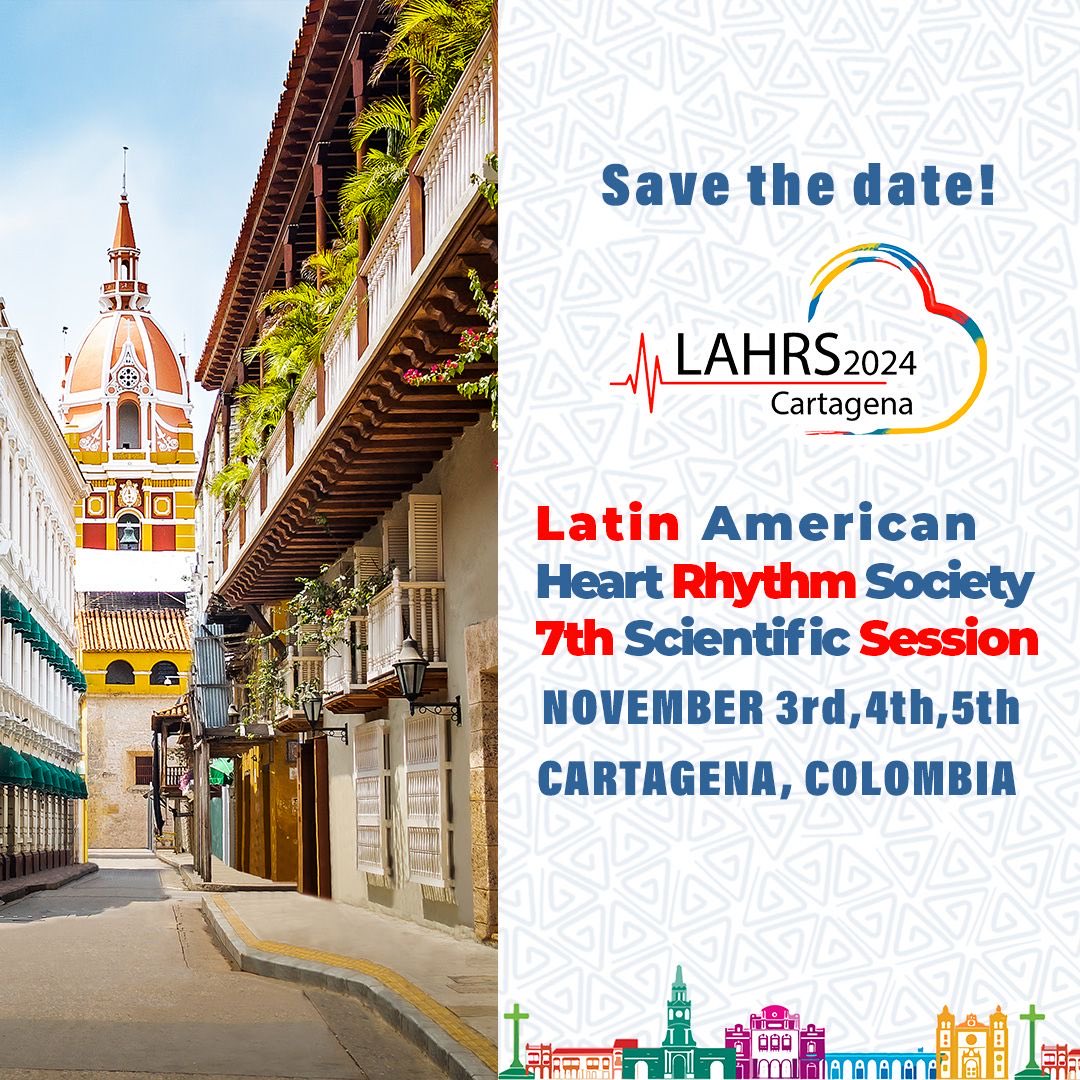 Congreso #LAHRS2024
Agenda la fecha 😀
🗓️3-5 Noviembre
📍Cartagena de Indias 🇨🇴

Más información lahrs2024.com