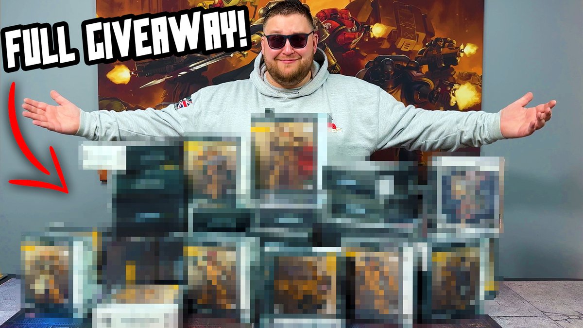If love Warhammer 40,000 and JoyToy then prepare your gene seed! They have sent me a huge box but since I'm not a greedy boy, I am going to be giving away all of it! SO MANY MODELS! youtu.be/fLCGDLaZP6Y