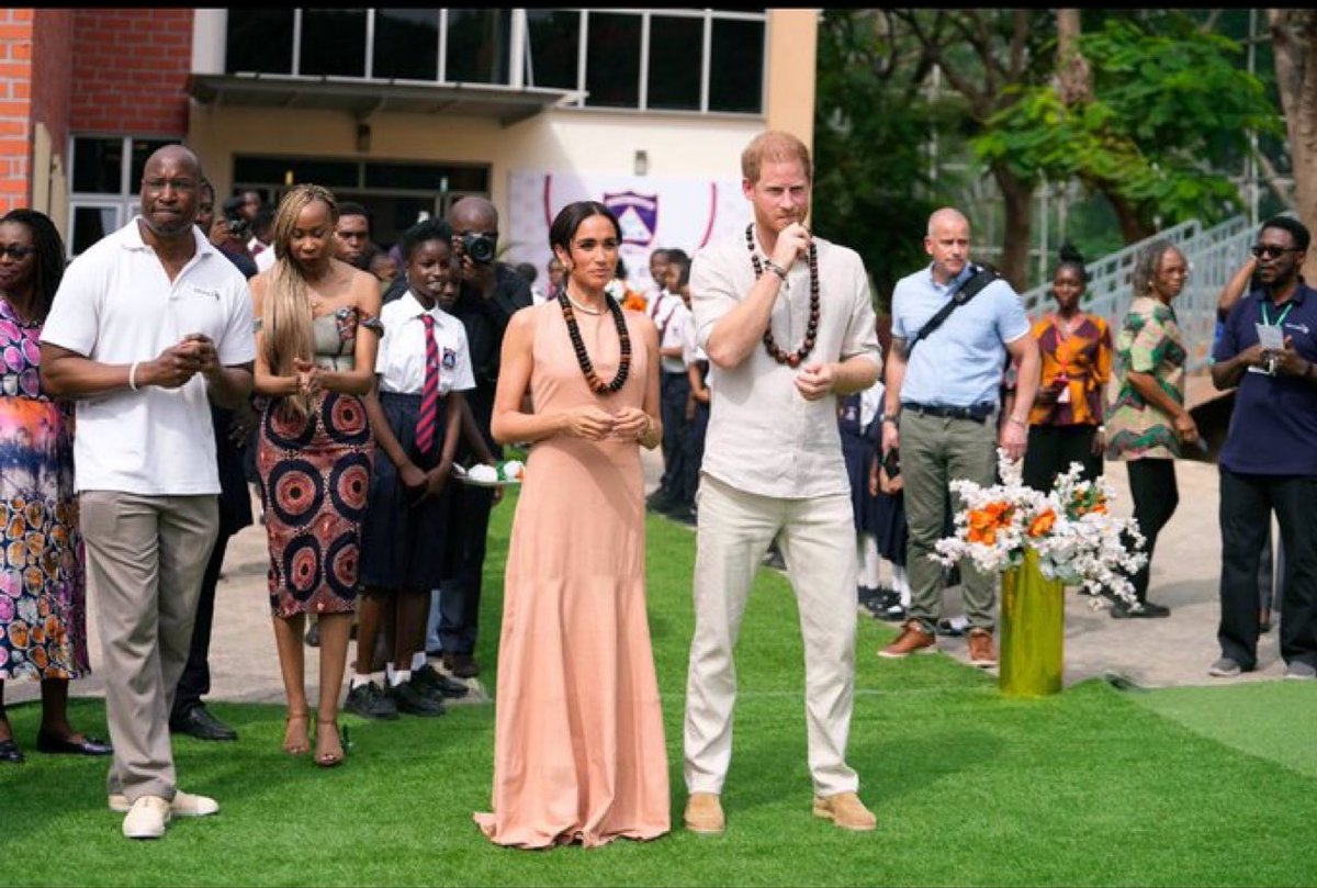 Prince Harry and his wife, Meghan Markle have arrived in Abuja, Nigeria.

They are on a three-day visit linked to the Invictus Games, a sporting event for serving and injured security agents.

It was founded by Prince Harry in 2014, and is marking its tenth anniversary.