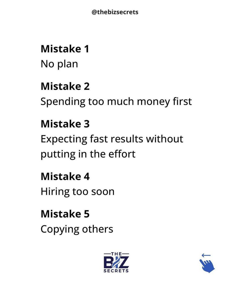 9 Beginner Mistakes As an Entrepreneur:
1.