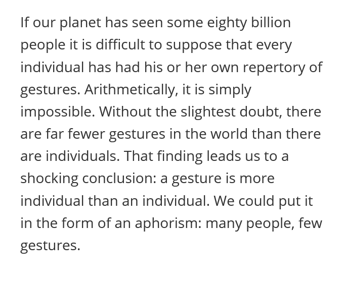 this by Milan Kundera has stuck with me since the first time I read it a long time ago