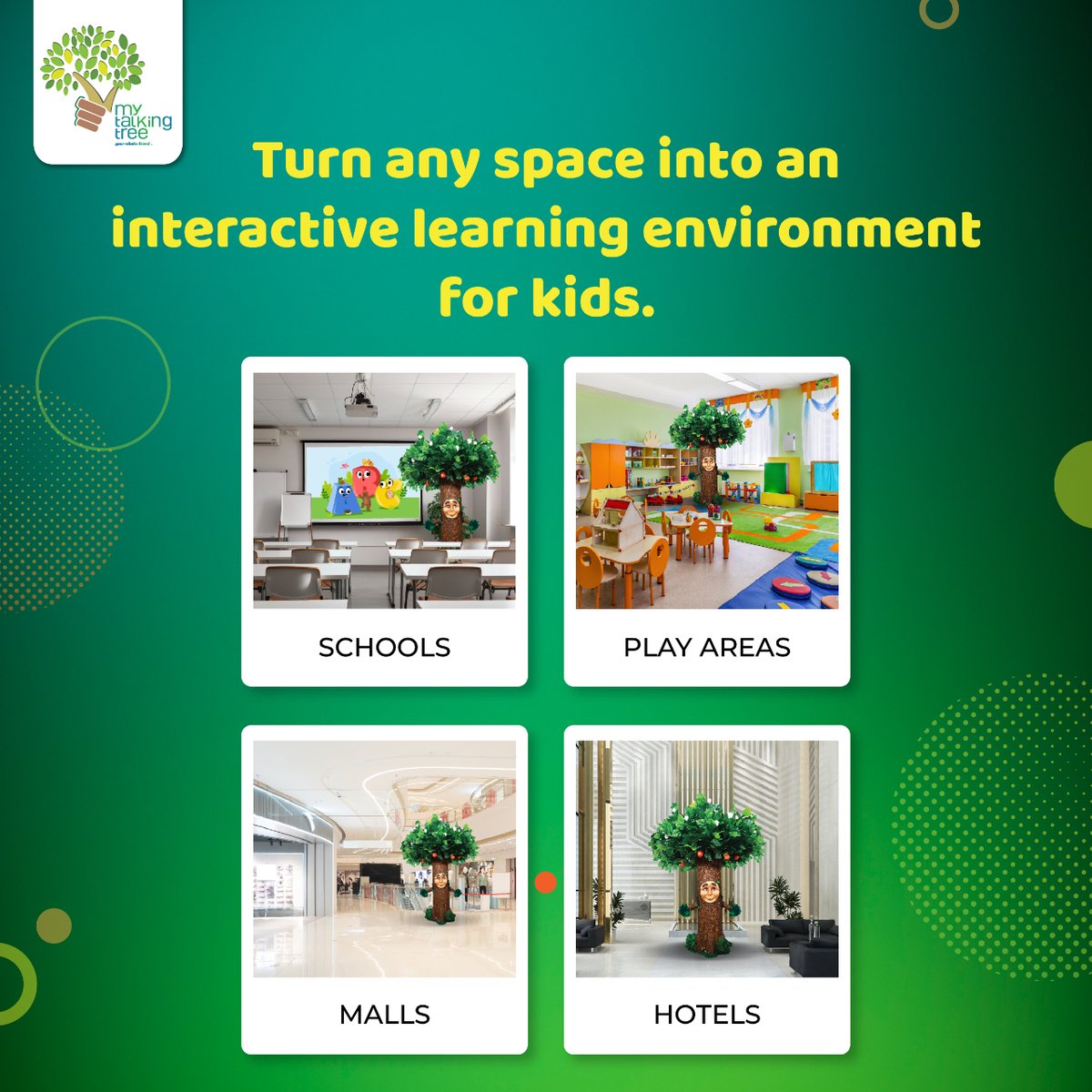 Step into a world of wonder with Mr. Dudu! Transform any setting into an engaging educational environment, where ordinary spaces become extraordinary learning zones, inspiring creativity and exploration in kids everywhere. 

#Mytalkingtree #InteractiveLearning #RoboticTeacher