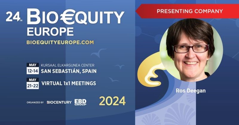 Our CEO @RosDeegan and CSO Ali will be attending @Biocentury #BioEquity Europe 2024 in San Sebastian, Spain from the 12-14 May. If you would like to arrange an in-person meeting, please contact us through the partnering system. #BioEquity #Networking #Conference #DrugDiscovery