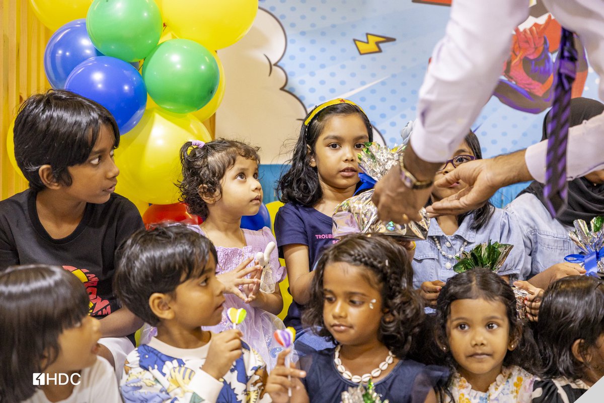 hdcmaldives's tweet photo. Celebrating all the little ones of #TeamHDC! We hosted a sweet event at our Childcare Space, showering the little ones with thoughtful gifts from #TeamHDC and our MD, Fazul Rasheed. 

#HappyChildrensDay 
#WithHDC https://t.co/AhQFEnoO7v