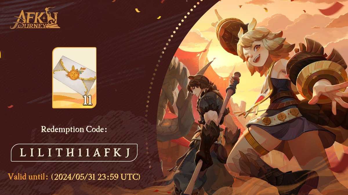AFK_Journey's tweet photo. Today, we're also celebrating the 11th birthday of Lilith Games!! 🎂A big hug and thank you to all of our fans out there. We wish to serve you for another decade, and bring you along this journey of excitement and unknowns. Go explore, and have fun in the new "Song of Strife" season!

#AFKJourney