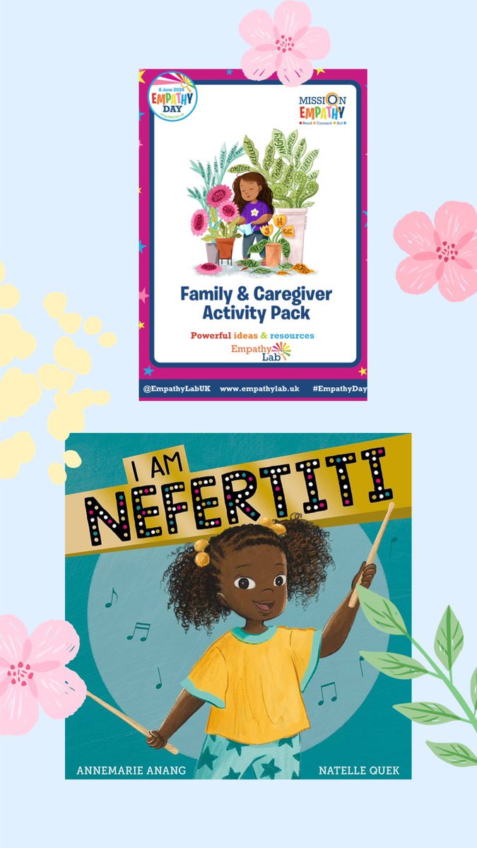 We’ve loved exploring artists and illustrators this week in Yr1. We found out that the illustrator of ‘I am Nefertiti’ @NatelleQuek has also illustrated the beautiful cover of the @EmpathyLabUK family pack too. We’ll share this for half term homework or you can download it here!