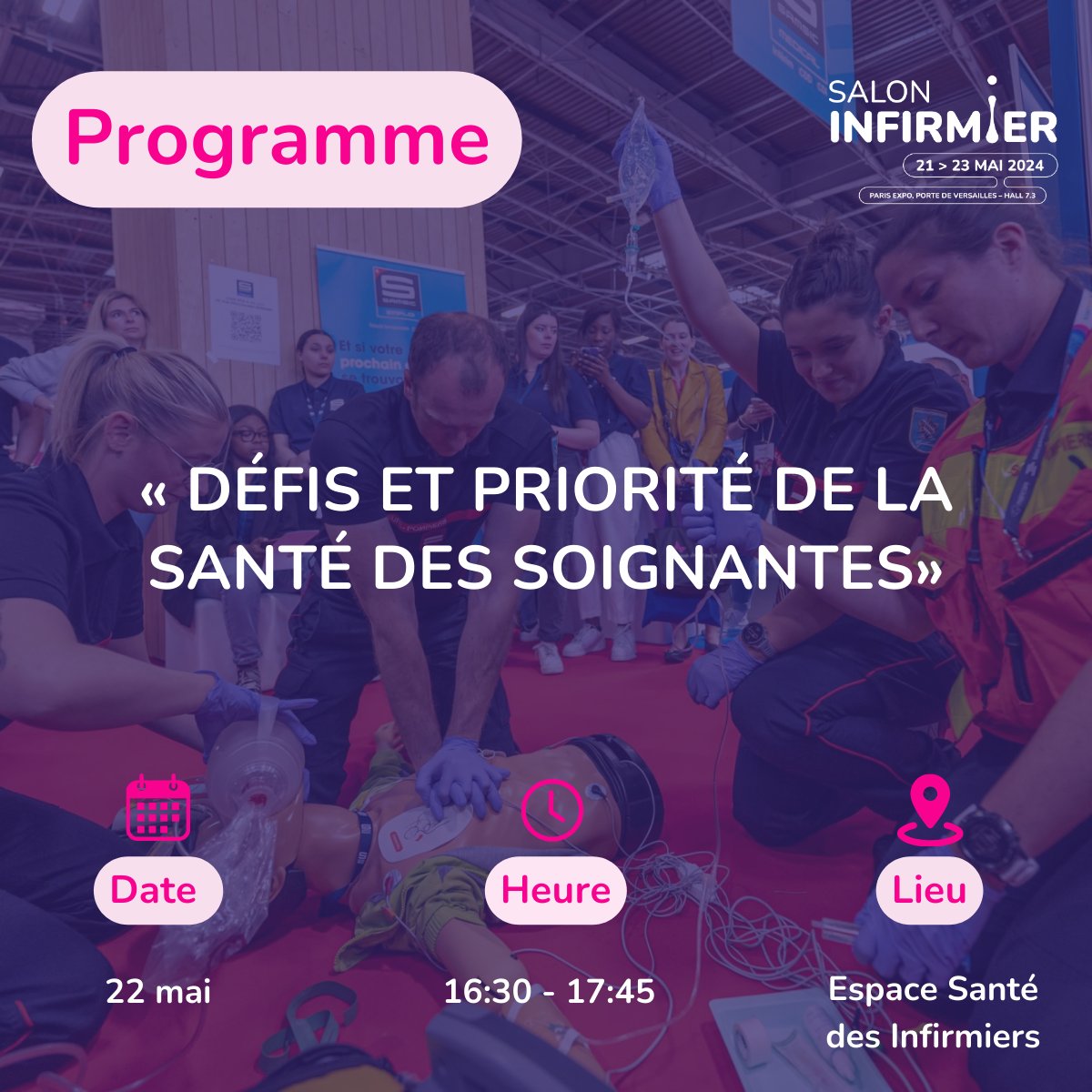 🤝 Rejoignez une conversation cruciale sur les défis spécifiques auxquels sont confrontées les soignantes et découvrez des stratégies pour surmonter ces obstacles. saloninfirmier.fr/session/a49ae5…