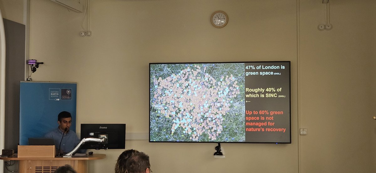 Fabulous to hear from @Kaulofthewilduk on his outstanding work around urban nature recovery in London. Such passion, commitment and enthusiasm for #NatureRecovery Did you know that although 47% of London is green space, only about 40% is actively managed for #Naturerecovery!…