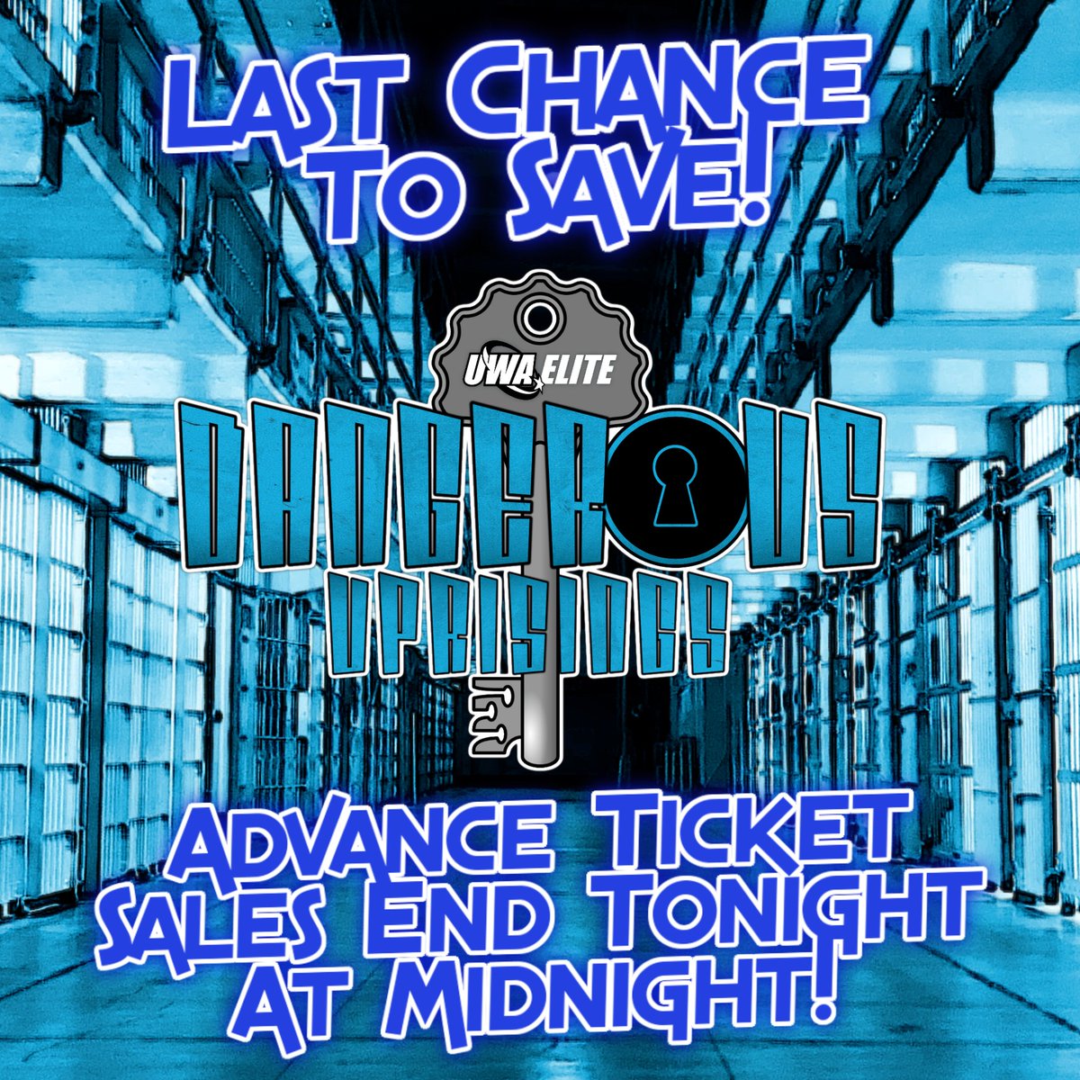 Advance ticket sales for #DangerousUprisings end TONIGHT at Midnight! Head over to UWAElite.com to get your tickets and save! 'UWA Elite Dangerous Uprisings' takes place tomorrow night, May 11th, at 6:30pm from the South River VFW (31 Reid Street, South River, NJ