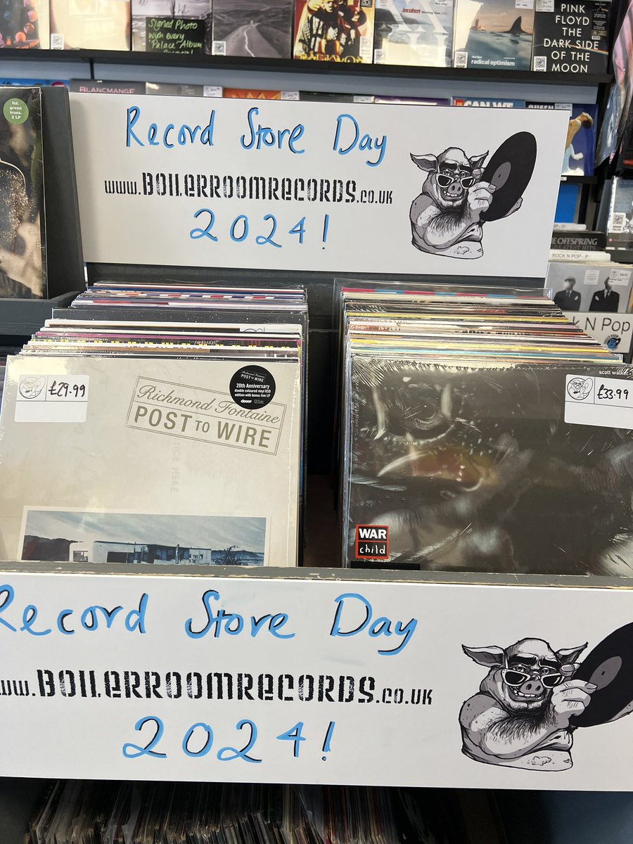 #Recordstoreday24 remaining stock now available in both the Poole Stores.
Limited availability so be quick.