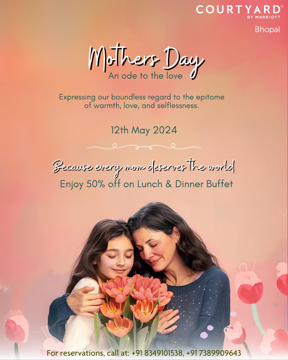 "We're thrilled to be the runner-up! Let's honor the world's finest chefs ‘MOM’ this Mother's Day.

Treat your mom this Mother's Day with 50% off on Buffet.

Happy Mother's Day!"
#MothersDay#Sunday12May #SpecialOffer