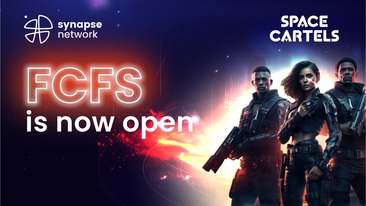 GM #SynapseWarriors! The @SpaceCartels FCFS sale is now OPEN 🟢 No matter if you're the $zkSNP staker or not - you're able to invest! INVEST HERE ⤵️ app.synapse.network/participate/226 Psst... Remember to pass the KYC after the investment 🔓