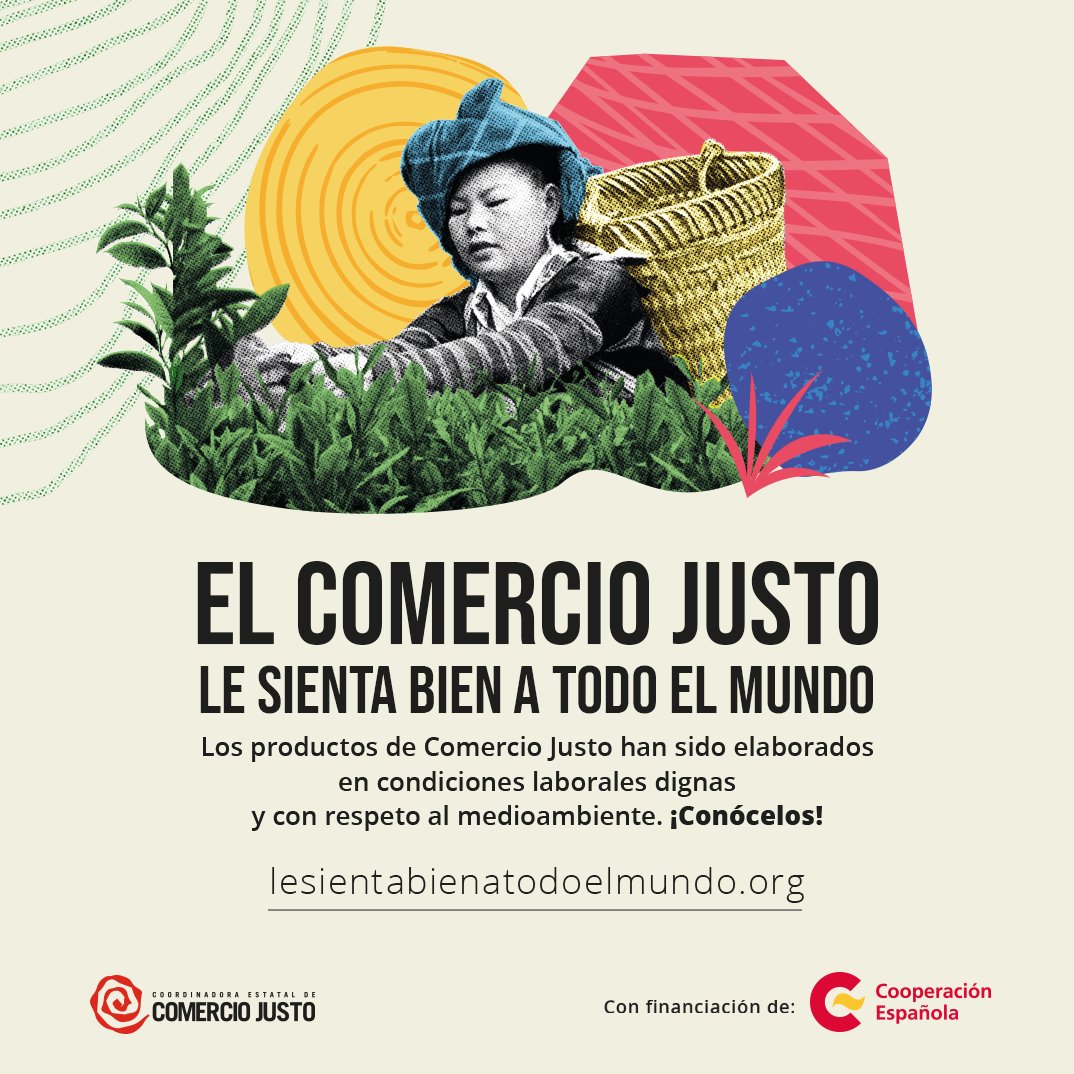 🎉 Celebramos el #DíaMundialDelComercioJusto compartiendo esta bonita campaña que diseñamos para la <a href="/CEComercioJusto/">Coordinadora Estatal de Comercio Justo</a>.

Con el lema #LeSientaBienATodoElMundo, una gráfica cuidada y una web interactiva, buscamos mostrar una alternativa de consumo más justa:
lesientabienatodoelmundo.org