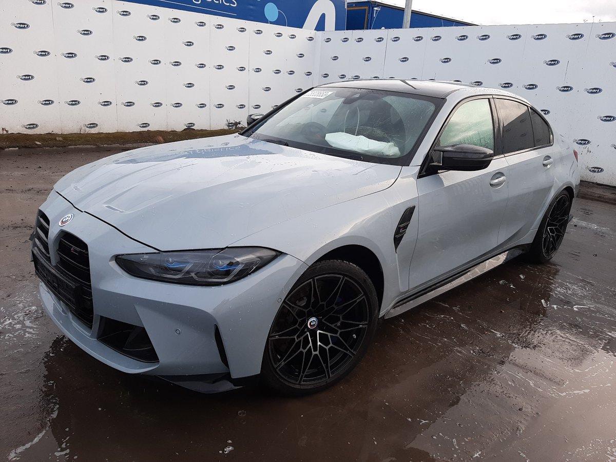 Repair to unleash it's supercar performance again! 🚘 2022 BMW M3 Comp.: ow.ly/ZIe350RBgPt 🛠️ CAT S | Does not run | Front/undercarriage | Rear 📅 Auction date: 21/05/24, 12pm, Sandtoft