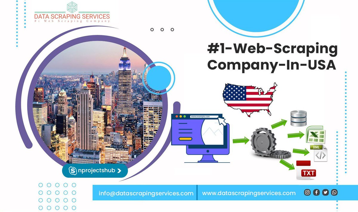 _datascraping's tweet image. Expert Web Data Scraping Services USA

Email us: info@datascrapingservices.com

datascrapingservices.com/expert-web-dat…

#expertwebdatascrapingservicesusa #webdataextractionservices #dataanalytics #webscraping #datascraping  #webscrapingexpert #webcrawler #webscraper #datamining #dataentry