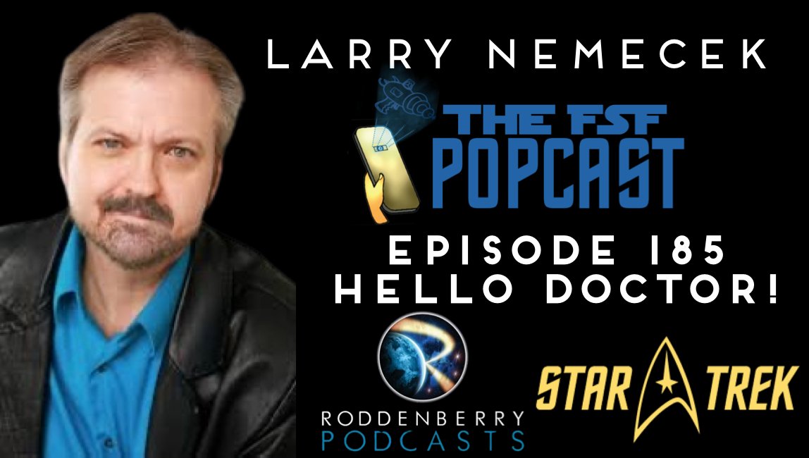 Hello Doctor! ft. @larrynemecek is now available on all #podcast platforms! #DrTrek talks about his love for all things #StarTrek, including his @Roddenberry Podcasts - #TrekFiles and #Trekland, and more! Listen here- podcasts.apple.com/us/podcast/fun… Watch here- youtu.be/x3kXw6aTWrA?si…